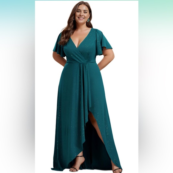 Ever Pretty Dresses & Skirts - Ever-Pretty Plus Women's V Neck A Line gown